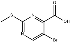 5-Bromo-2-(methylthio)pyrimidine-4-carboxylic acid