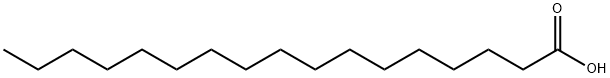 Heptadecanoic acid Struktur