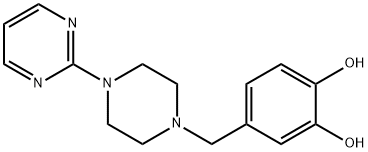 4-((4-(2-Pyrimidinyl)-1-piperazinyl)methyl)pyrocatechol hydrochloride  hydrate (2:4:1) Struktur