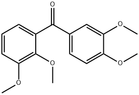 2,3,3',4'-TETRAMETHOXYBENZOPHENONE Struktur