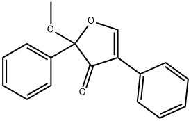 2-METHOXY-2,4-DIPHENYL-3(2H)-FURANONE Struktur