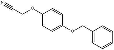 [4-(benzyloxy)phenoxy]acetonitrile Struktur