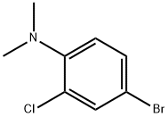 4-BROMO-2-CHLORO-N,N-DIMETHYLANILINE Struktur