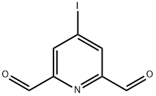 4-Iodo-2,6-pyridinedicarboxaldehyde Struktur