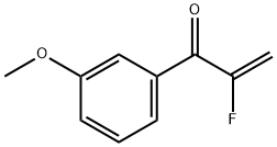 2-Propen-1-one, 2-fluoro-1-(3-methoxyphenyl)- (9CI) Struktur