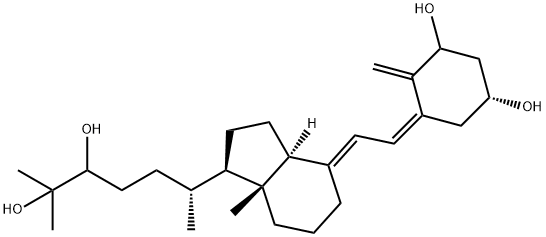 1,24,25-トリヒドロキシビタミンD3 化學(xué)構(gòu)造式