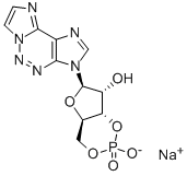 2-AZA-1, N6-ETHENOADENOSINE-3',5'-CYCLIC MONOPHOSPHATE SODIUM SALT Struktur