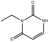 2(1H)-Pyrimidinone,  1-ethyl-3,6-dihydro-6-thioxo- Struktur