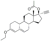 Norethindrone Acetate 3-Ethyl Ether Struktur