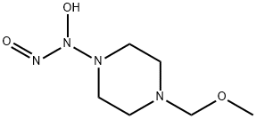 1-Piperazinamine,N-hydroxy-4-(methoxymethyl)-N-nitroso-(9CI) Struktur