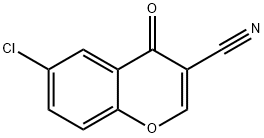 6-CHLORO-3-CYANOCHROMONE Struktur