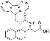 FMOC-(S)-3-AMINO-3-(2-NAPHTHYL)-PROPIONIC ACID Struktur