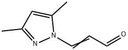 2-Propenal,  3-(3,5-dimethyl-1H-pyrazol-1-yl)- Struktur