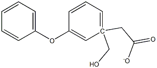 m-phenoxybenzyl acetate Struktur