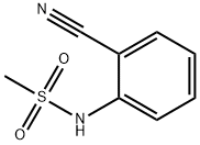 2-(Methanesulfonylamino)benzonitrile Struktur