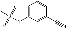 N-(3-CYANOPHENYL)METHANESULFONAMIDE Struktur