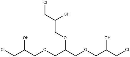 1,2,3-Tris(3-chloro-2-hydroxypropoxy)propane Struktur