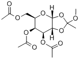 3,4,6-Tri-O-acetyl-alpha-D-galactopyranose 1,2-(methyl orthoacetate) Struktur