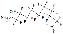 2,2,3,3,4,4,5,5,6,6,7,7,8,8,9,9,10,10,11,11-Icosafluoroundecanoic acid ammonium salt Struktur