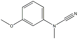 Cyanamide, (3-methoxyphenyl)methyl- (9CI) Struktur