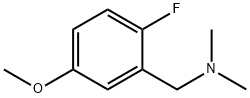 Benzenemethanamine, 2-fluoro-5-methoxy-N,N-dimethyl- (9CI) Struktur