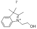 1-(2-Hydroxyethyl)-2,3,3-trimethyl-3H-indolium iodide Struktur