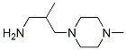 1-Piperazinepropanamine,-bta-,4-dimethyl-(9CI) Struktur