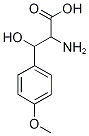 2-Amino-3-hydroxy-3-(4-methoxyphenyl)propanoic acid Struktur