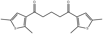 1,5-BIS-(2,5-DIMETHYL-THIOPHEN-3-YL)-PENTANE-1,5-DIONE Struktur