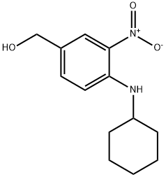 (4-(cyclohexylamino)-3-nitrophenyl)methanol Struktur