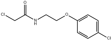 2-CHLORO-N-[2-(4-CHLOROPHENOXY)ETHYL]ACETAMIDE Struktur