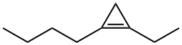 1-Butyl-2-ethyl-1-cyclopropene Struktur