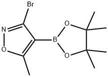 3-Bromo-5-methyl-4-(4,4,5,5-tetramethyl-1,3,2-dioxaborolan-2-yl)isoxazole Struktur