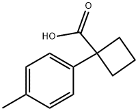 1-(4-METHYLPHENYL)CYCLOBUTANECARBOXYLIC ACID Struktur