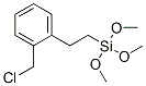 1-TRIMETHOXYSILYL-2-(P,M-CHLOROMETHYL)PHENYLETHANE Struktur