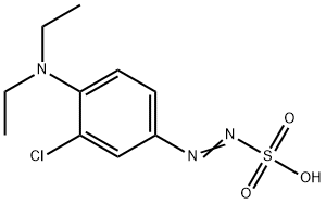 Diazenesulfonic acid, (3-chloro-4-(diethylamino)phenyl)- Struktur