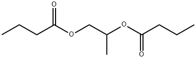 propane-1,2-diyl dibutyrate Struktur