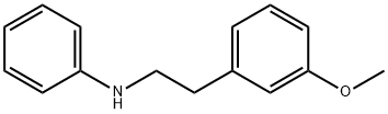 3-METHOXY-N-PHENYL-BENZENEETHANAMINE Struktur