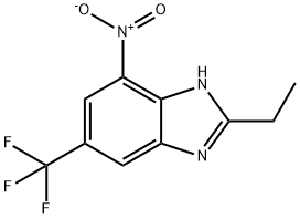 1H-Benzimidazole, 2-ethyl-4-nitro-6-(trifluoromethyl)-