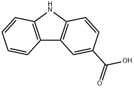 9H-咔唑-3-羧酸 結(jié)構(gòu)式