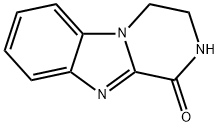 Pyrazino[1,2-a]benzimidazol-1(2H)-one, 3,4-dihydro- (9CI) Struktur