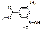 Benzoic acid, 3-amino-5-borono-, 1-ethyl ester (9CI) Struktur