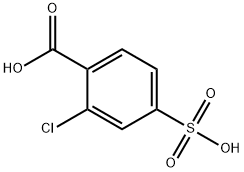 2-CHLORO-4-SULFOBENZOIC ACID Structure