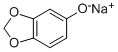 SODIUM 3,4-(METHYLENEDIOXY) PHENOLATE Struktur