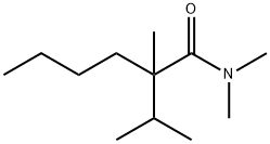 2-isopropyl-N,N,2-trimethylhexanamide Struktur