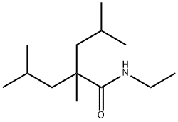 N-ethyl-2-isobutyl-2,4-dimethylvaleramide Struktur