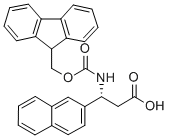 FMOC-(R)-3-AMINO-3-(2-NAPHTHYL)-PROPIONIC ACID Struktur