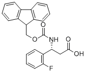 FMOC-(R)-3-アミノ-3-(2-フルオロフェニル)プロピオン酸