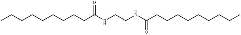 N,N'-(1,2-Ethanediyl)bis(decanamide) Struktur