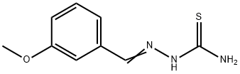 [(3-methoxyphenyl)methylideneamino]thiourea Struktur